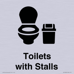 Toilets: Stalls with Sanitary Bin